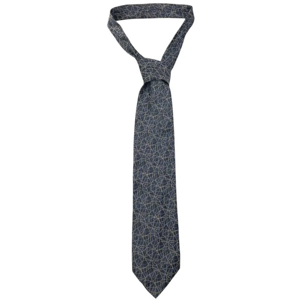 Vintage 90s Issey Miyake Pattern Silk Tie