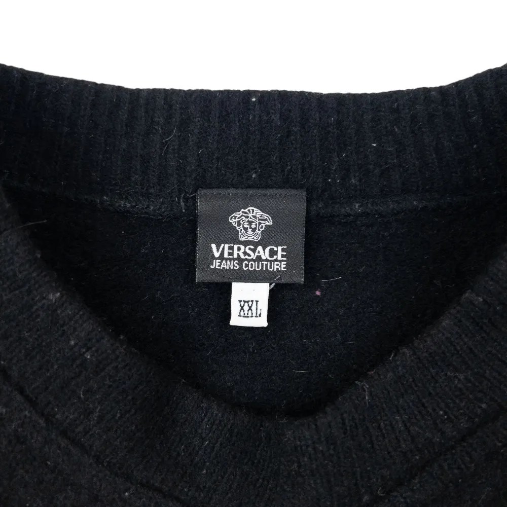 Vintage 2000s Versace Jeans Couture Wool Jumper Womens Size M - 4