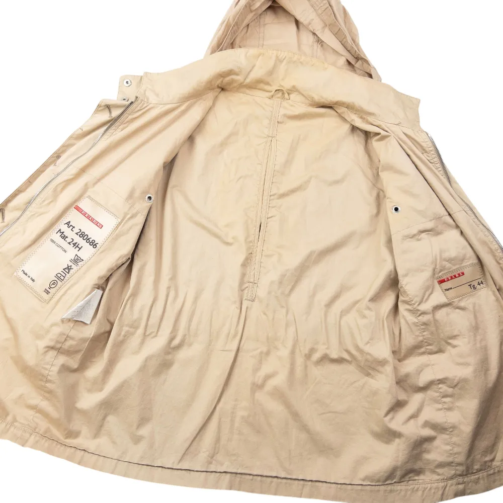 Vintage 2000s Prada Sport Belt Waist Jacket Womens Size S - 4