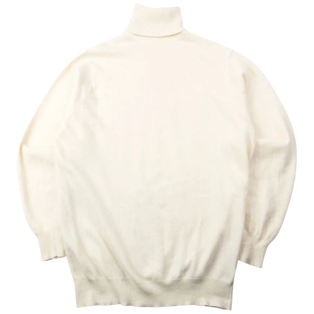 Vintage 90s Burberry Cashmere Turtleneck Jumper Size S