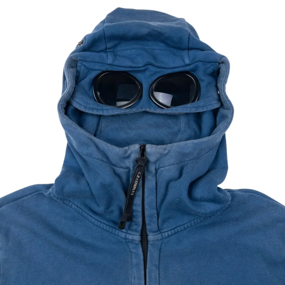 CP Company Goggle Hood Zip Up Hoodie Size S - 3