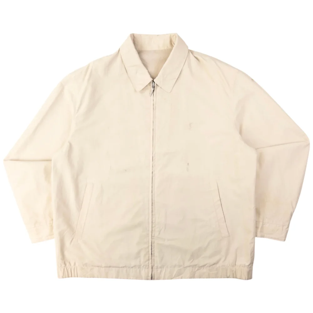 Vintage YSL Yves Saint Laurent Reversible Harrington Jacket Size L