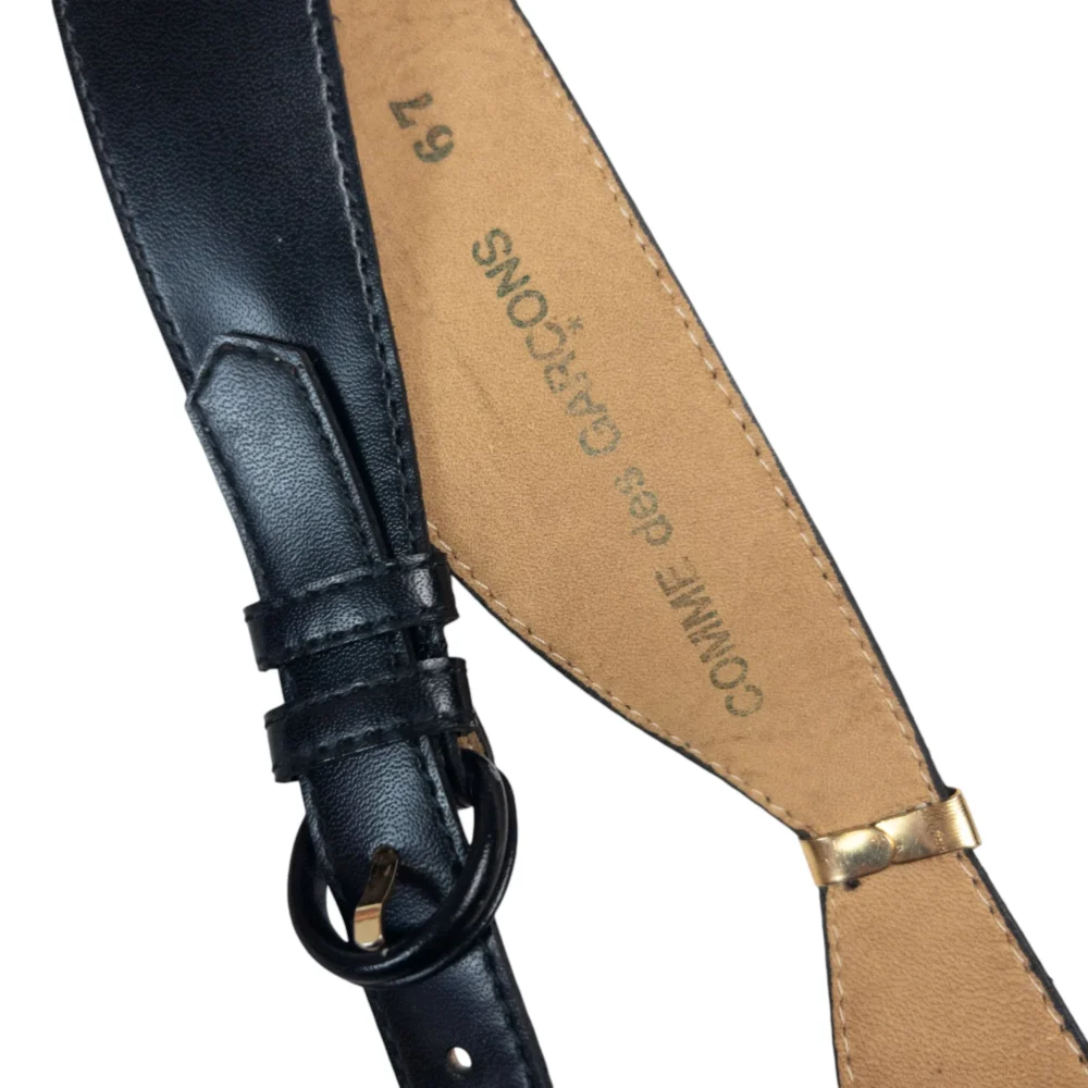Vintage Comme Des Garçons Leather Belt Size W26 - 3