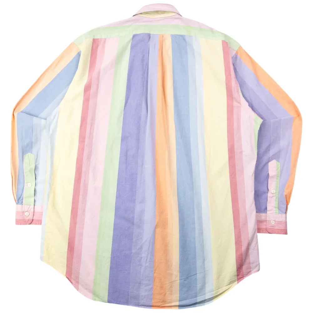 Vintage 90s Polo Ralph Lauren Striped Long Sleeve Button Up Shirt Size XL - 2