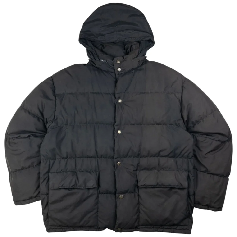 Vintage Armani Jeans Zip Up Puffer Jacket Size XL