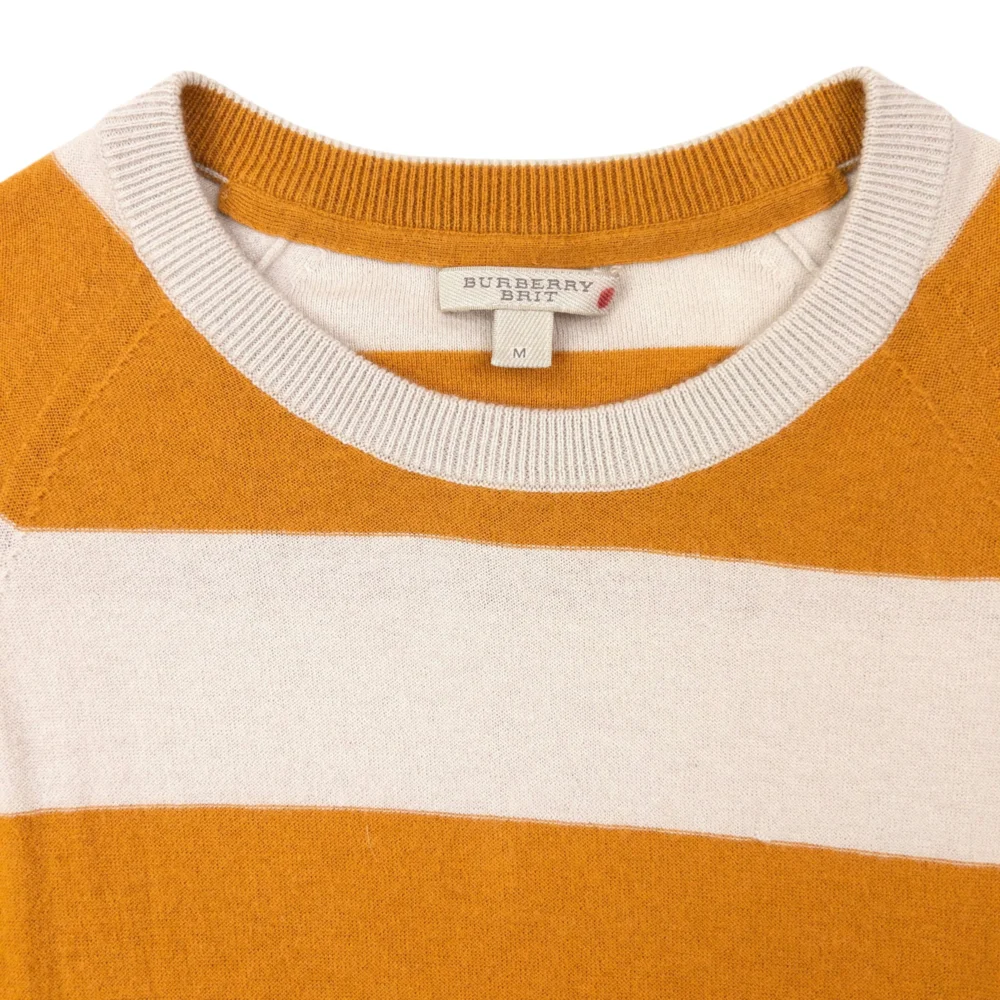 Vintage Burberry Brit Striped Jumper Size M - 3