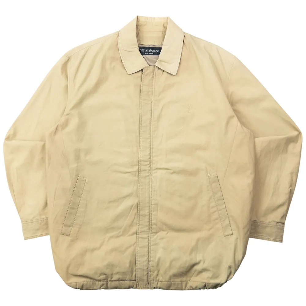 Vintage 90s YSL Yves Saint Laurent Harrington Jacket Size L