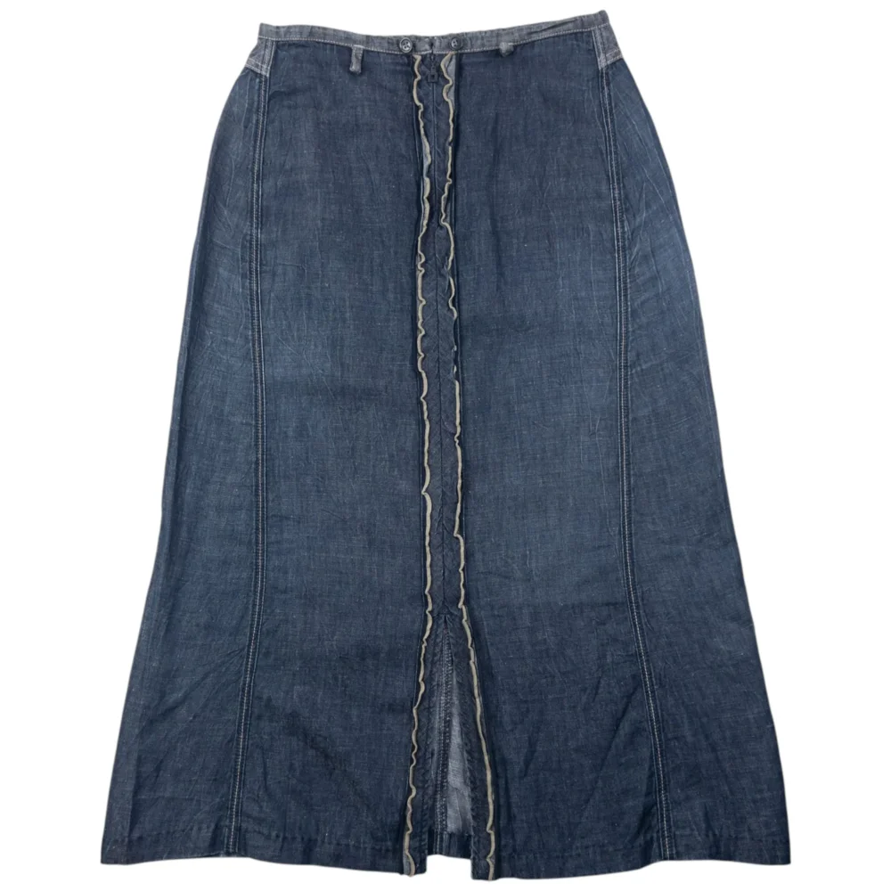 Vintage 2000s Marithe + Francois Girbaud Denim Skirt Womens Size W28