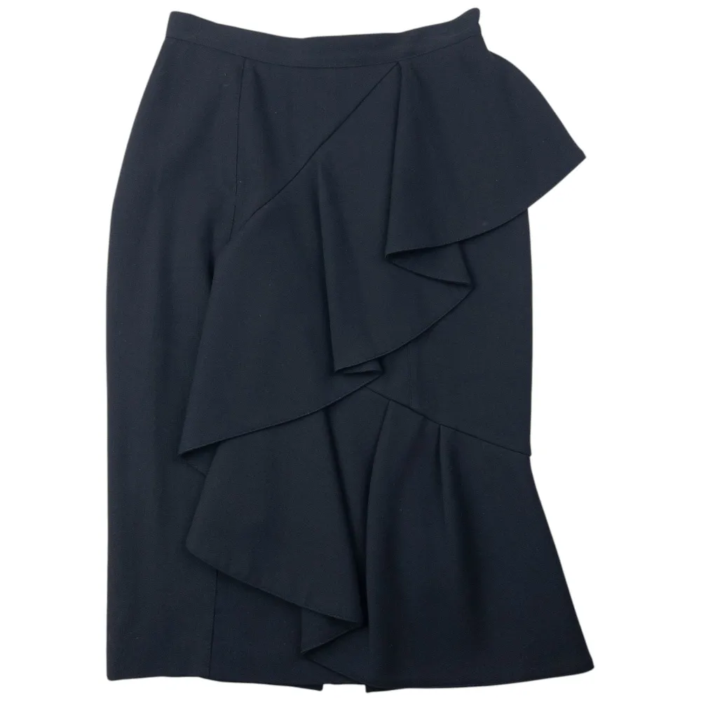 Vintage Burberry Prorsum Ruffle Skirt Womens Size W25