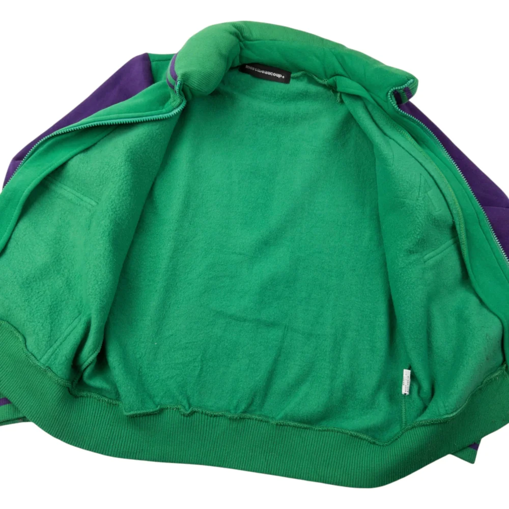 Vintage Mercibeaucoup By Issey Miyake Zip Up Varsity Jacket Size XS - 4