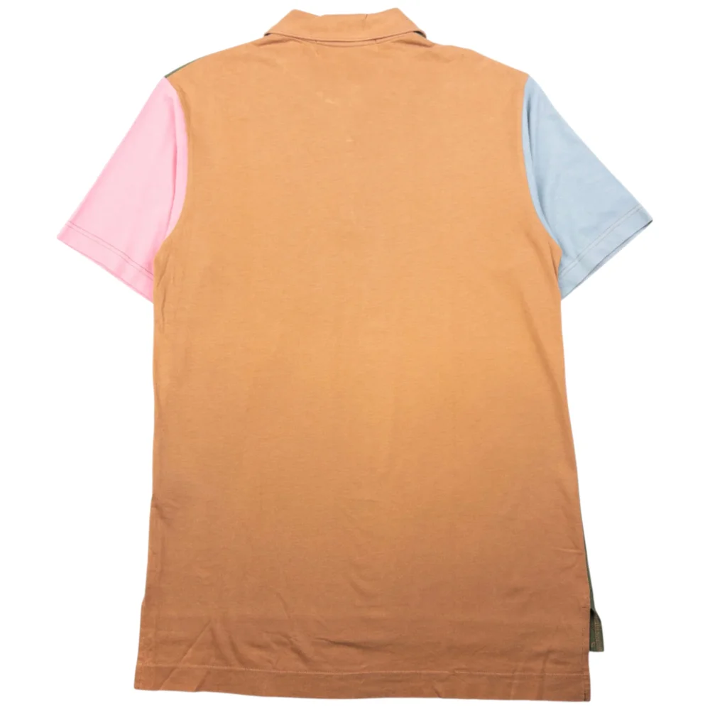 Vintage Comme Des Garçons SHIRT Contrast Q Zip Polo Shirt Size M - 2