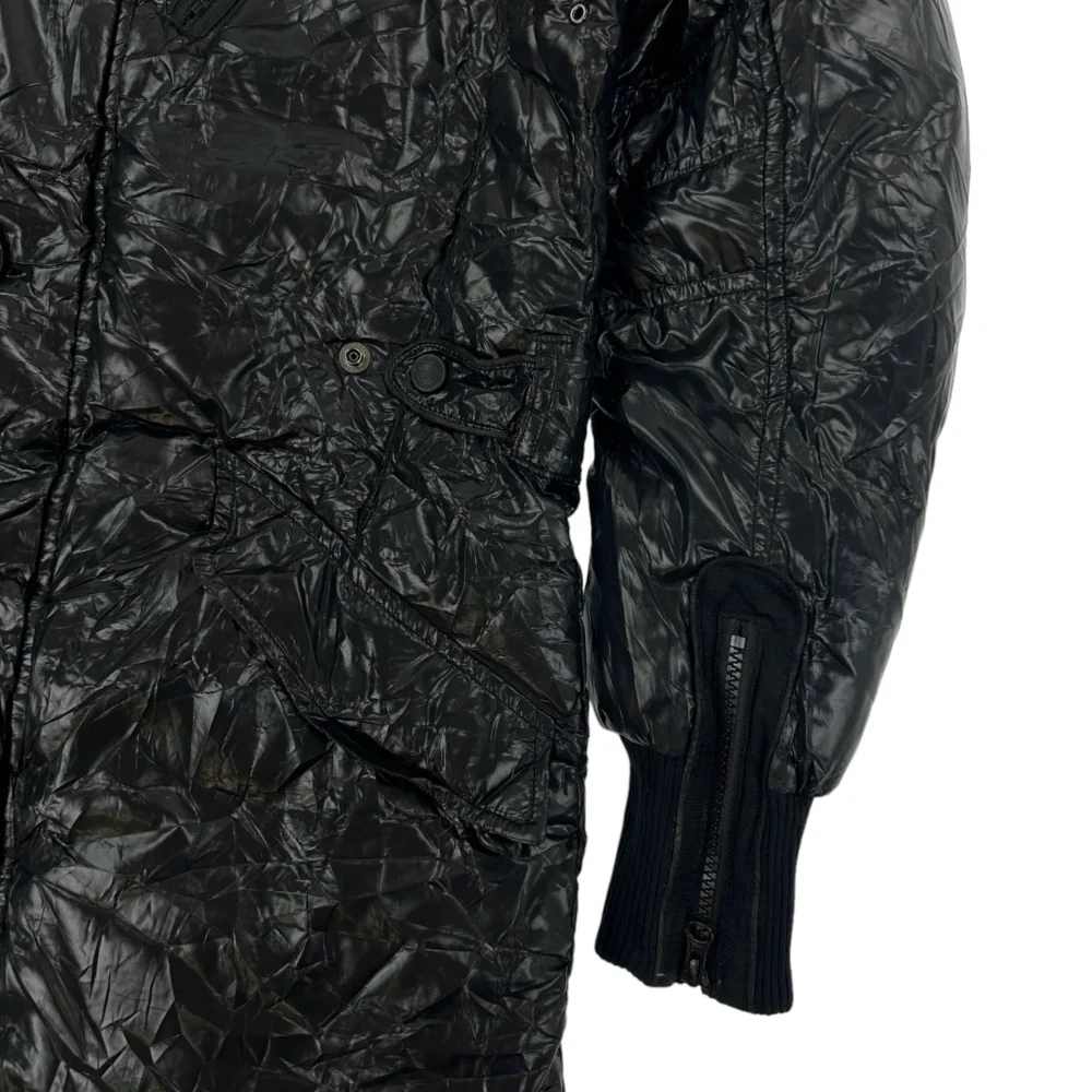 Vintage PPFM Parka Hooded Puffa Jacket Size M - 4