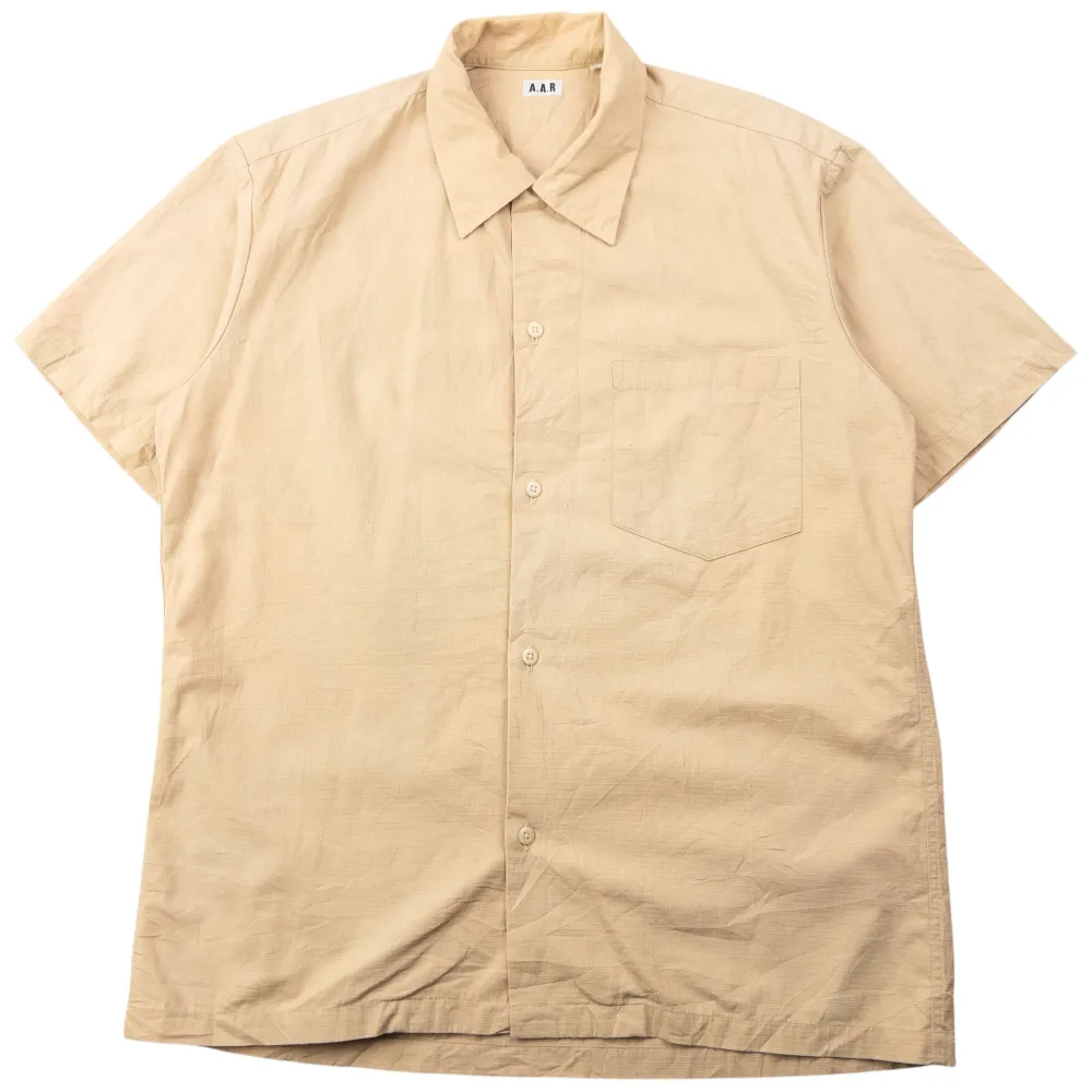 Vintage 90s Yohji Yamamoto A.A.R Short Sleeve Button Up Shirt Size M