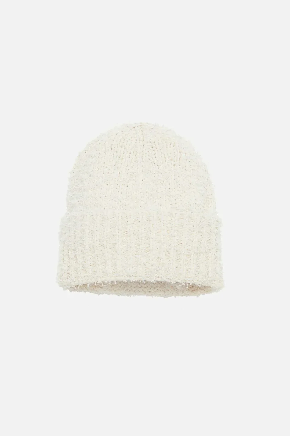 Fringe Knit Beanie