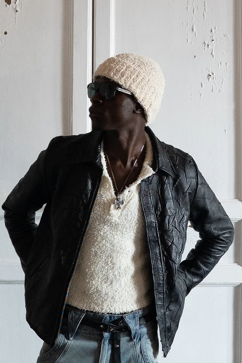 Fringe Knit Beanie - 2