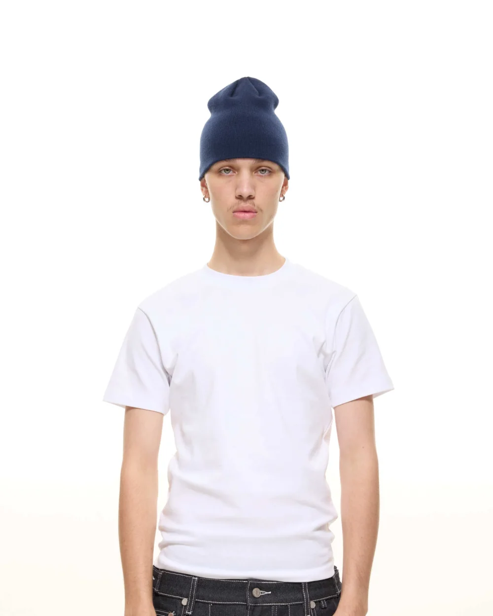 SKULL BEANIE - NAVY - 2