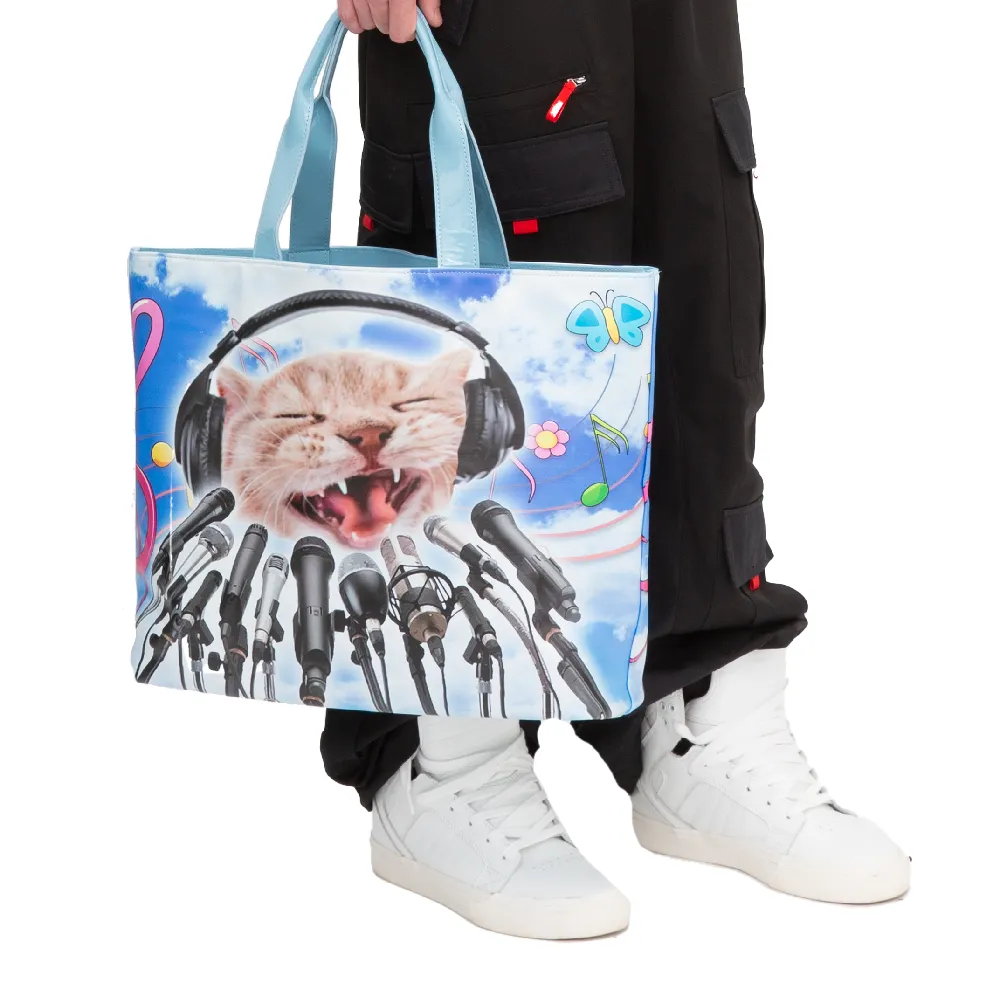 HAPPY MEOW TOTEBAG