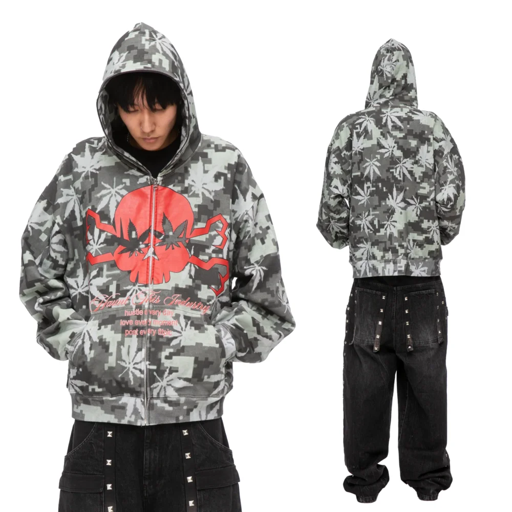 HS X FTI WEED CAMO HOODIE