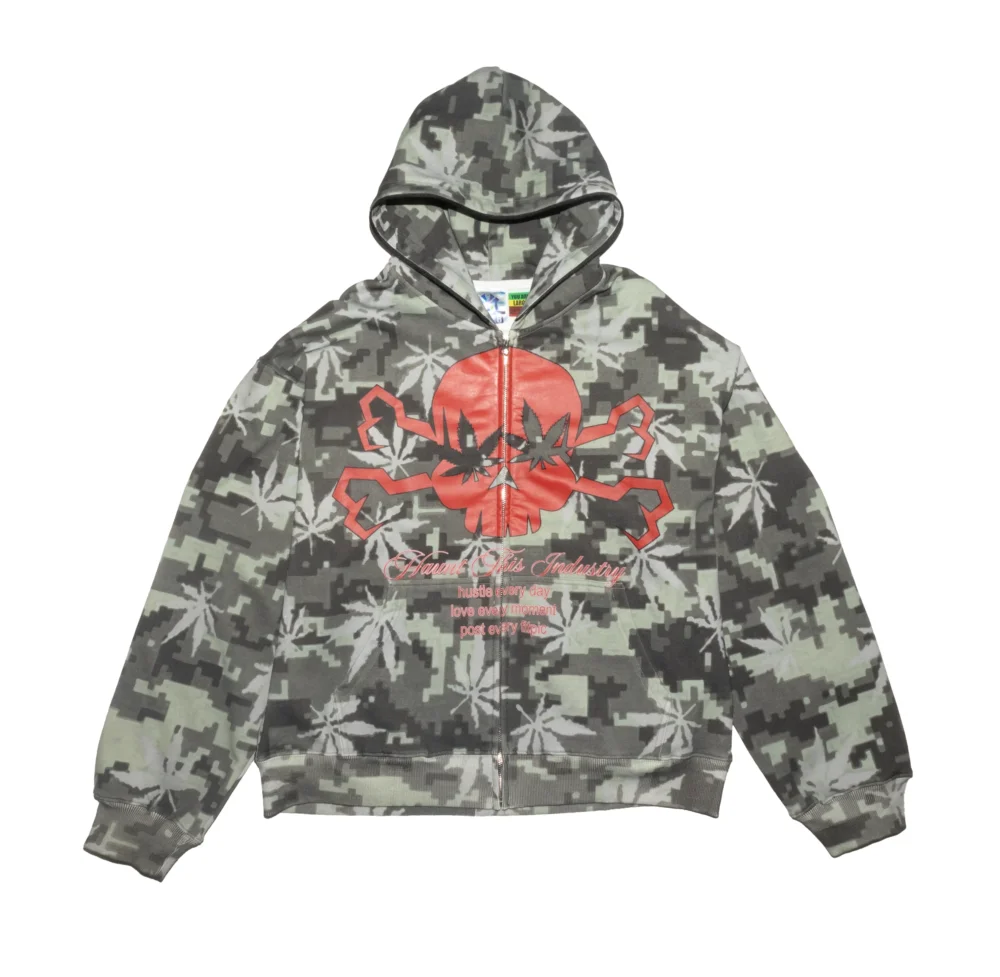HS X FTI WEED CAMO HOODIE - 3