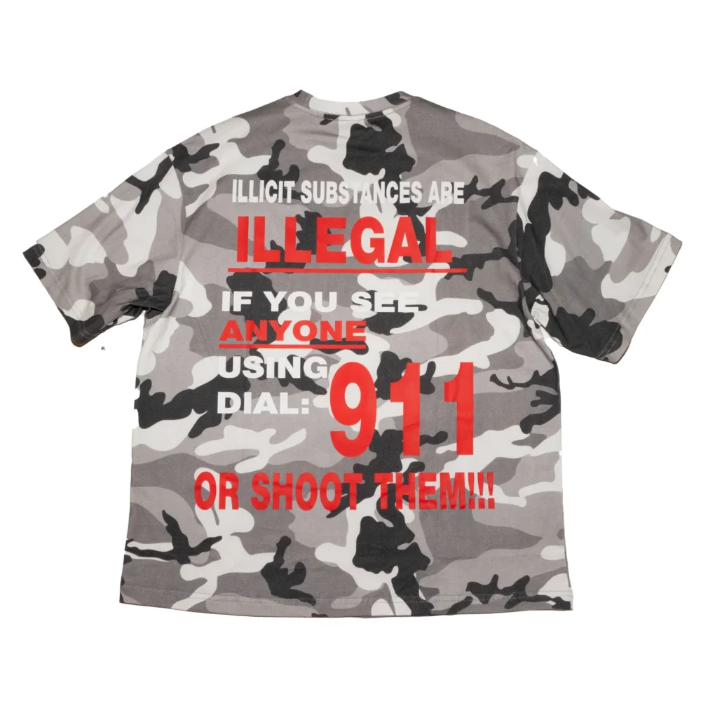 CAMO WEED SHIRT - 3