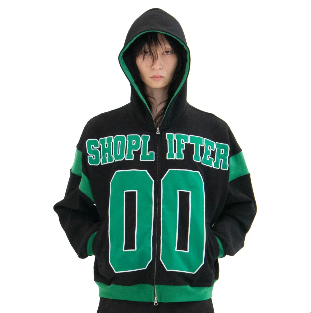 SHOPLIFTER HOODIE (GREEN)