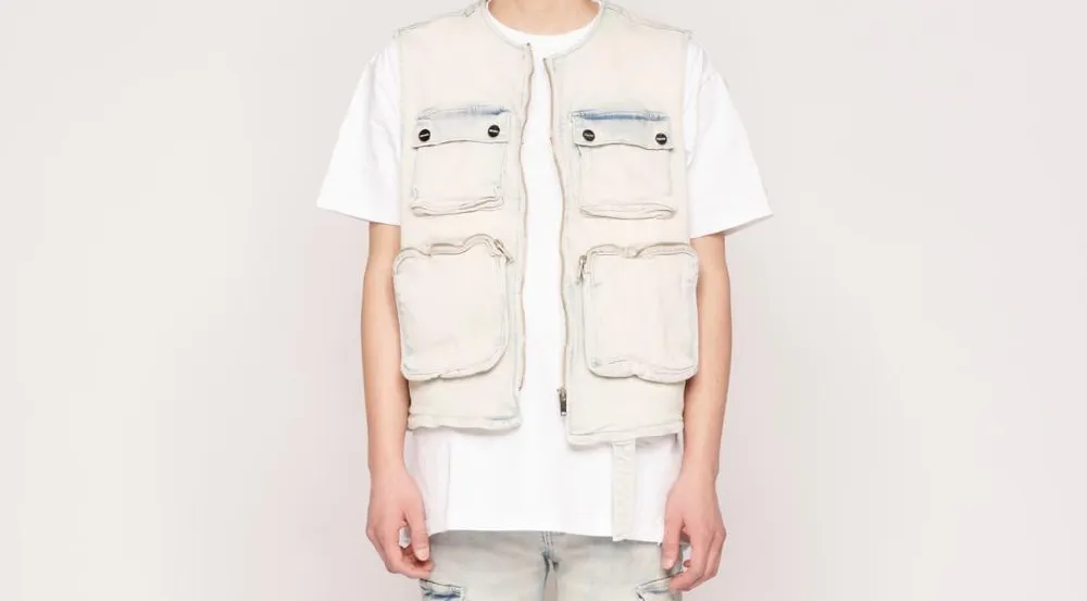 "ENJOY THE MOMENT" CARGO VEST