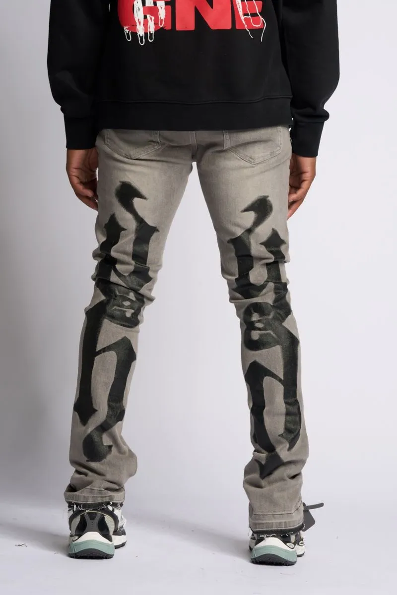 SMOKE AND MIRRORS STACKED (LIGHT GREY)