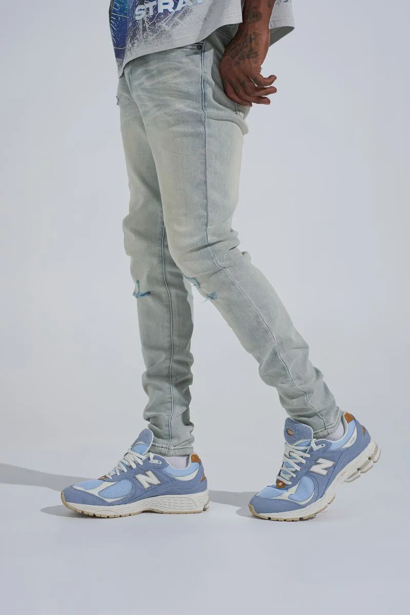 "PHEELINGS ESSENTIALS" SKINNY DENIM (LIGHT BLUE) - 4