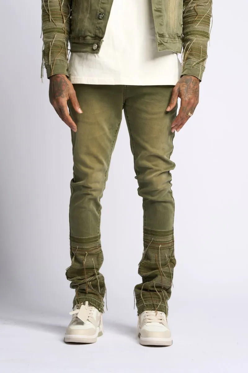PHREE SPIRIT STACK DENIM (OLIVE)