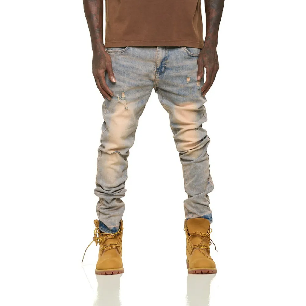 "STRESS FREE" SKINNY DENIM (MEDIUM BLUE)