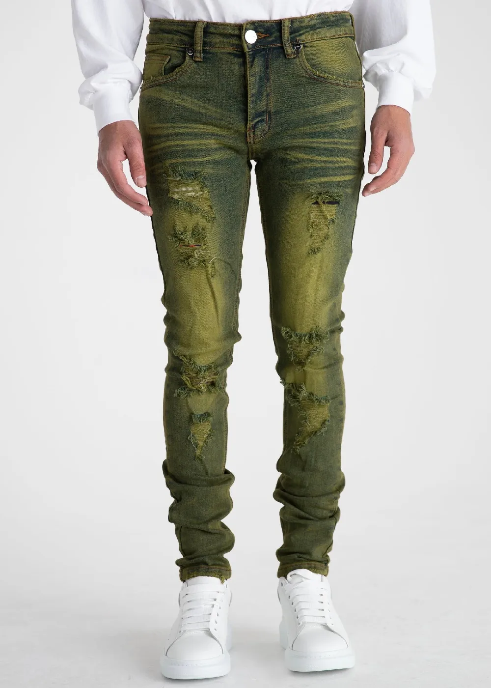 "FOLLOW THROUGH" DENIM
