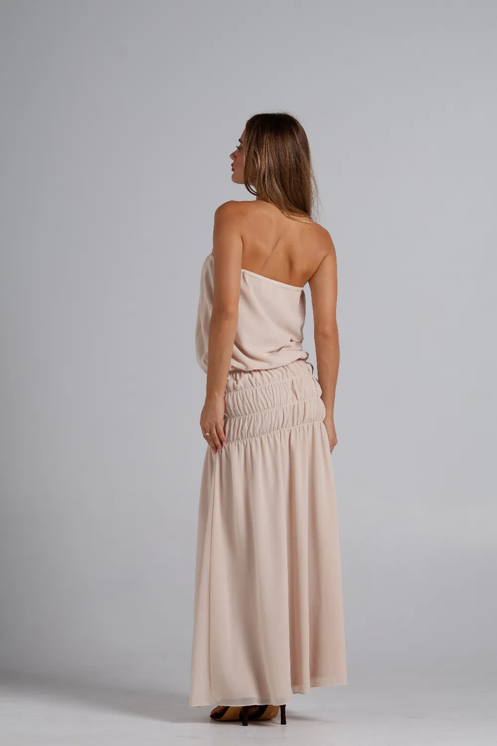 Manila Maxi Dress - Cream - 2