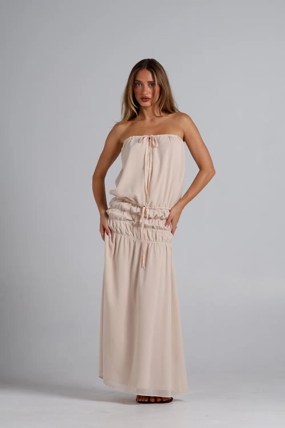 Manila Maxi Dress - Cream