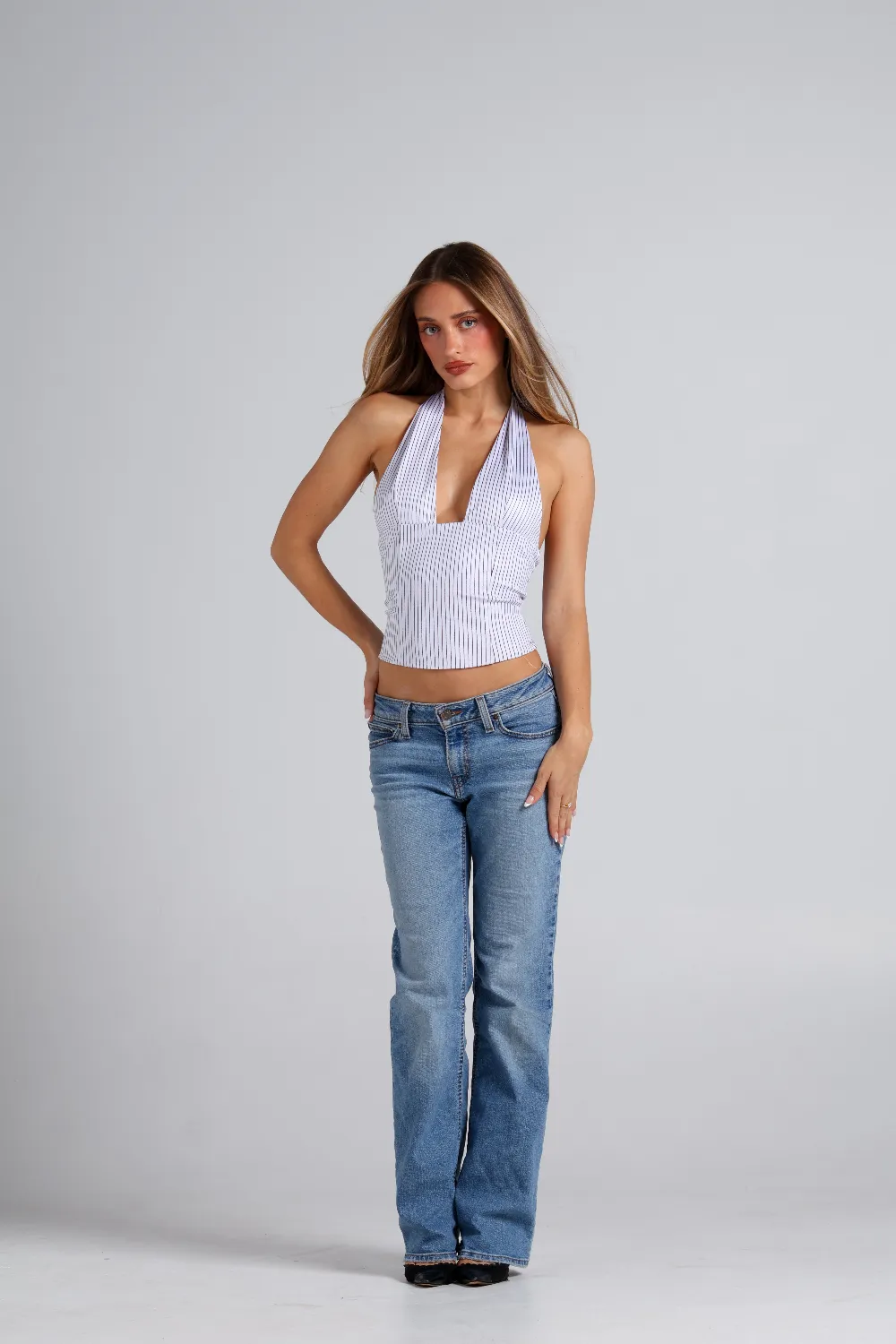 Bobbi Top - Pinstripe - 3