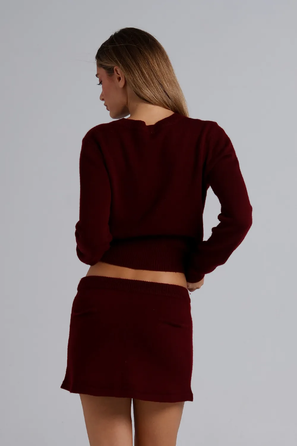 Elle Knit Top - Red - 4