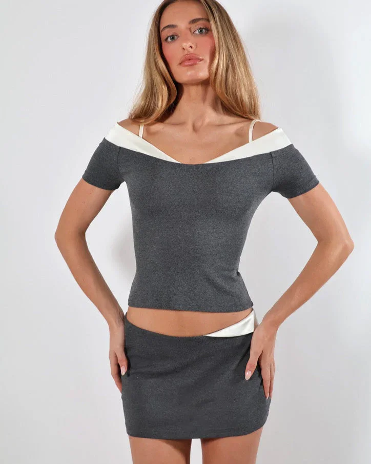 Kenny Skirt - Grey - 3
