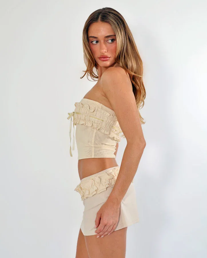 Gigi Skirt - Cream