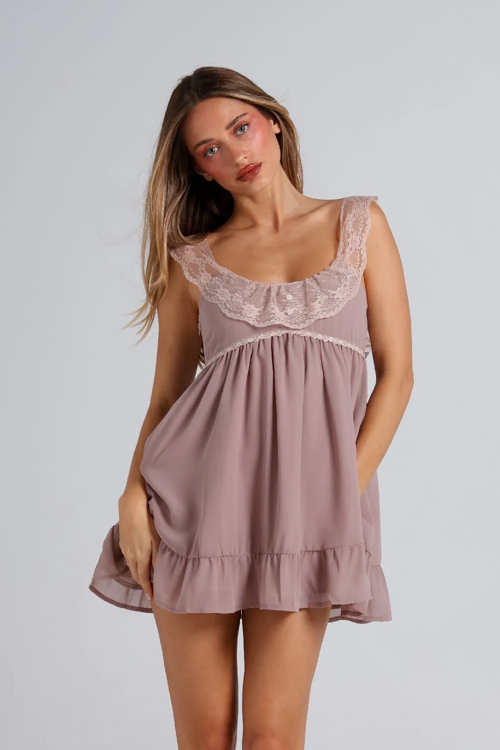 Nessa Dress - Lilac