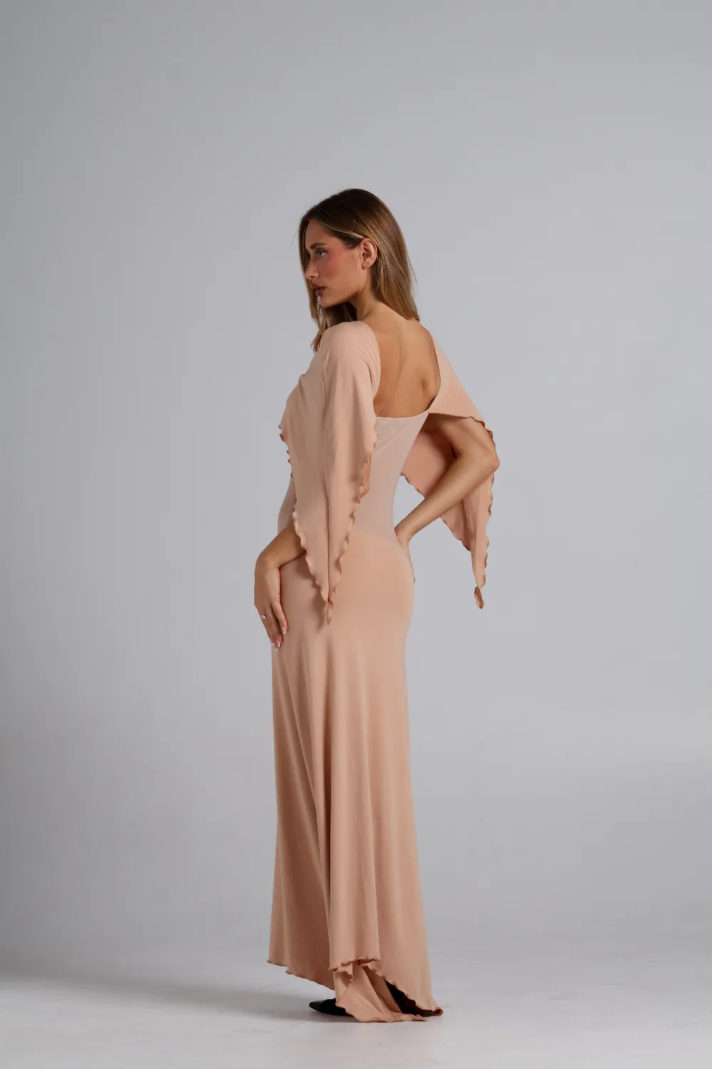 Evelyn Dress - Dusty Pink