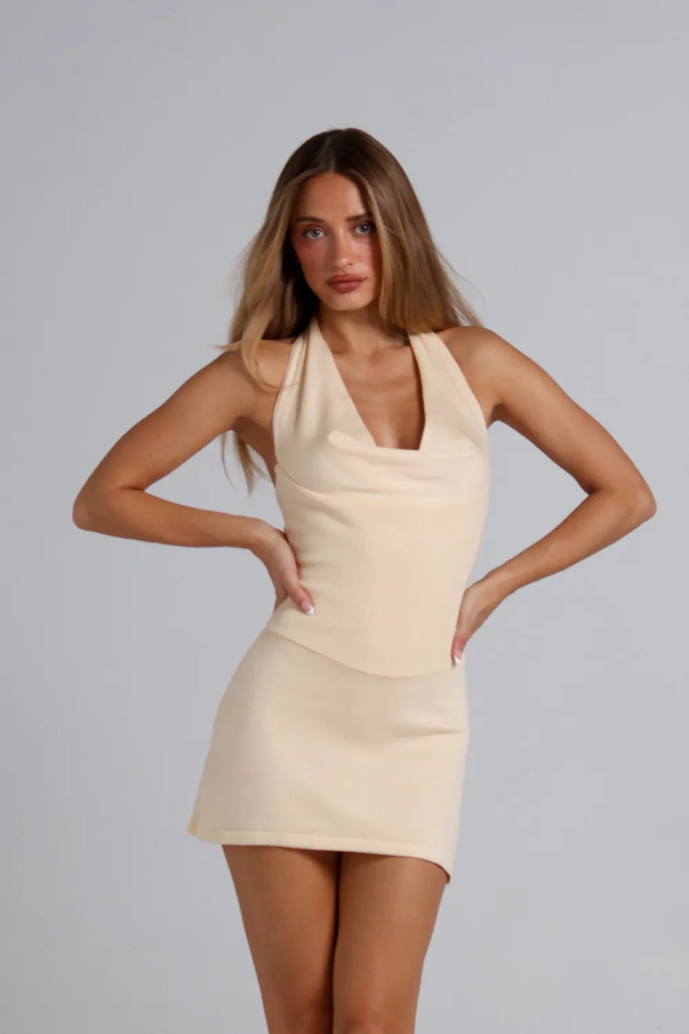 Cloud Mini Dress - Cream
