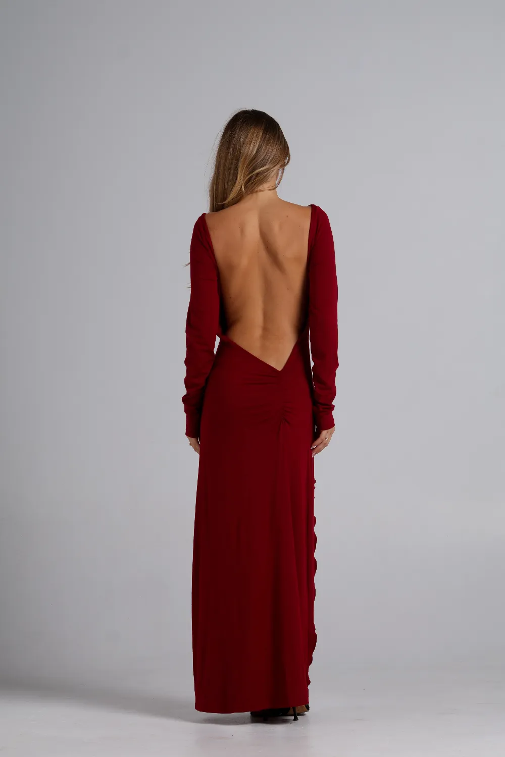 Prima Dress - Deep Red