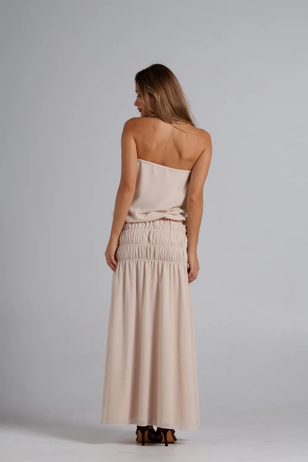 Manila Maxi Dress - Cream - 5
