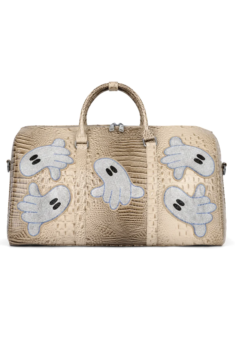 ALLIGATOR GHOST GEM DUFFLE BAG