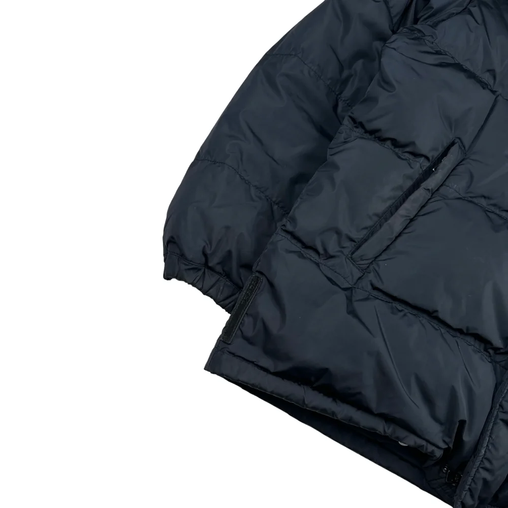 Prada Navy Nylon Padded Puffer Jacket - Large - 2