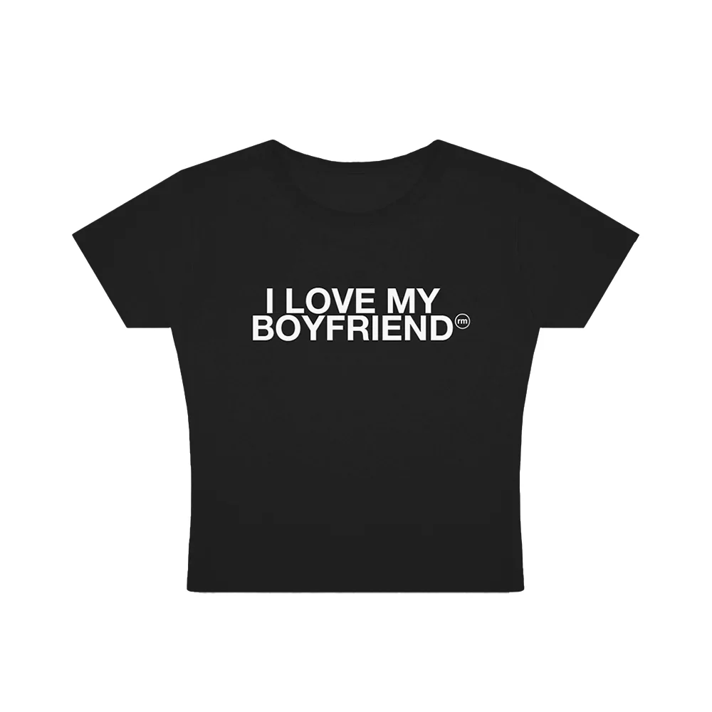 I Love My Boyfriend Baby Tee