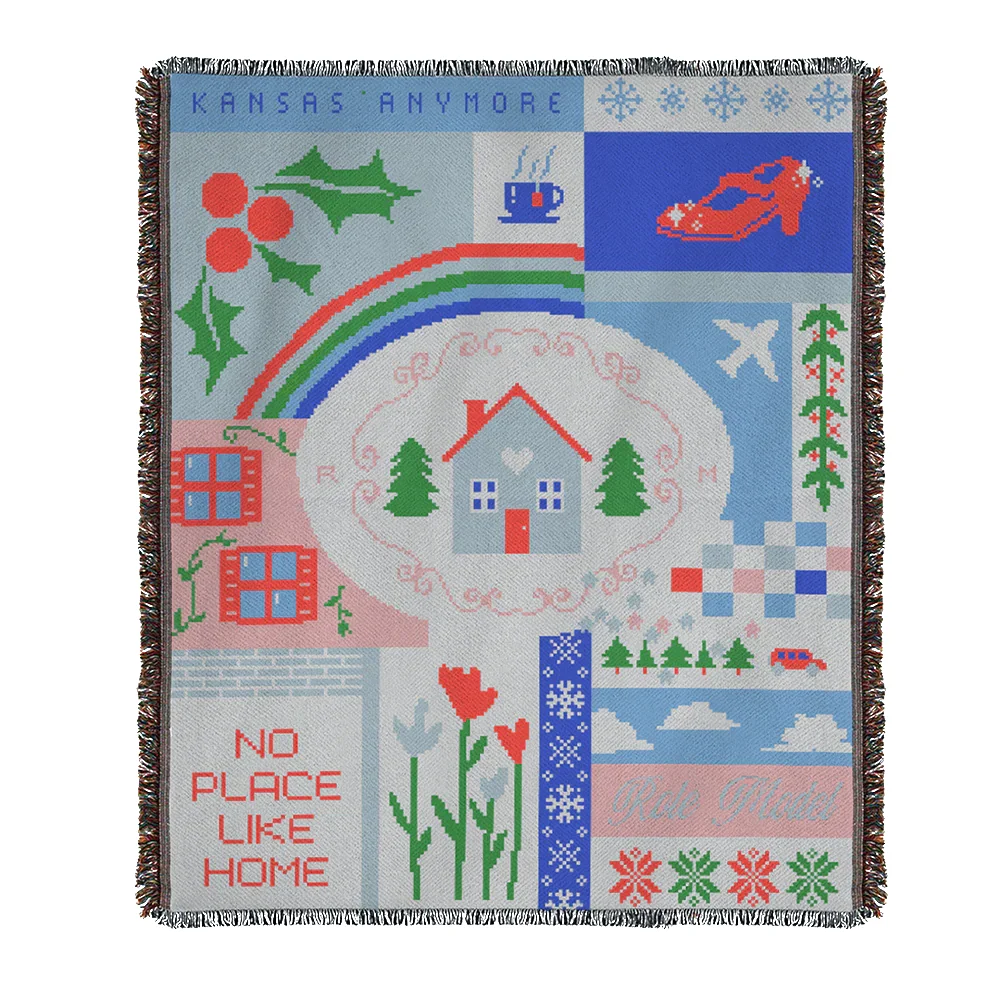 No Place Like Home Woven Blanket
