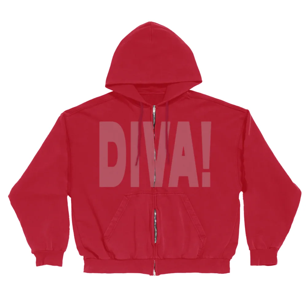 Diva! Zip Up Hoodie