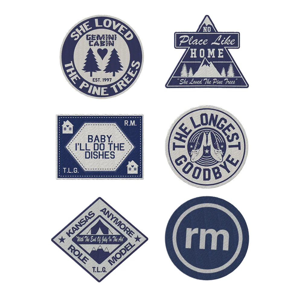 Camp Kansas Anymore Iron On Patches
