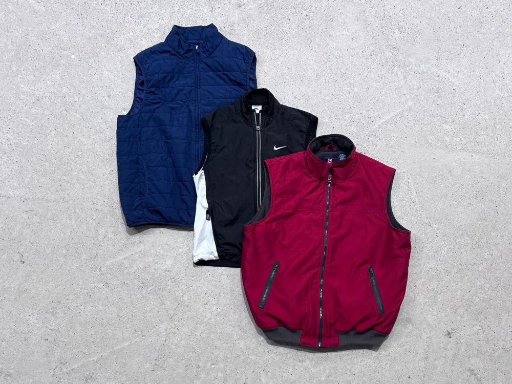 Branded Down Vests - 5