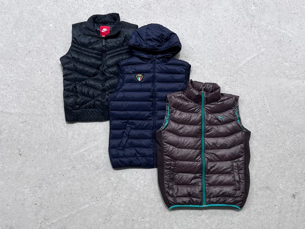 Branded Down Vests - 3
